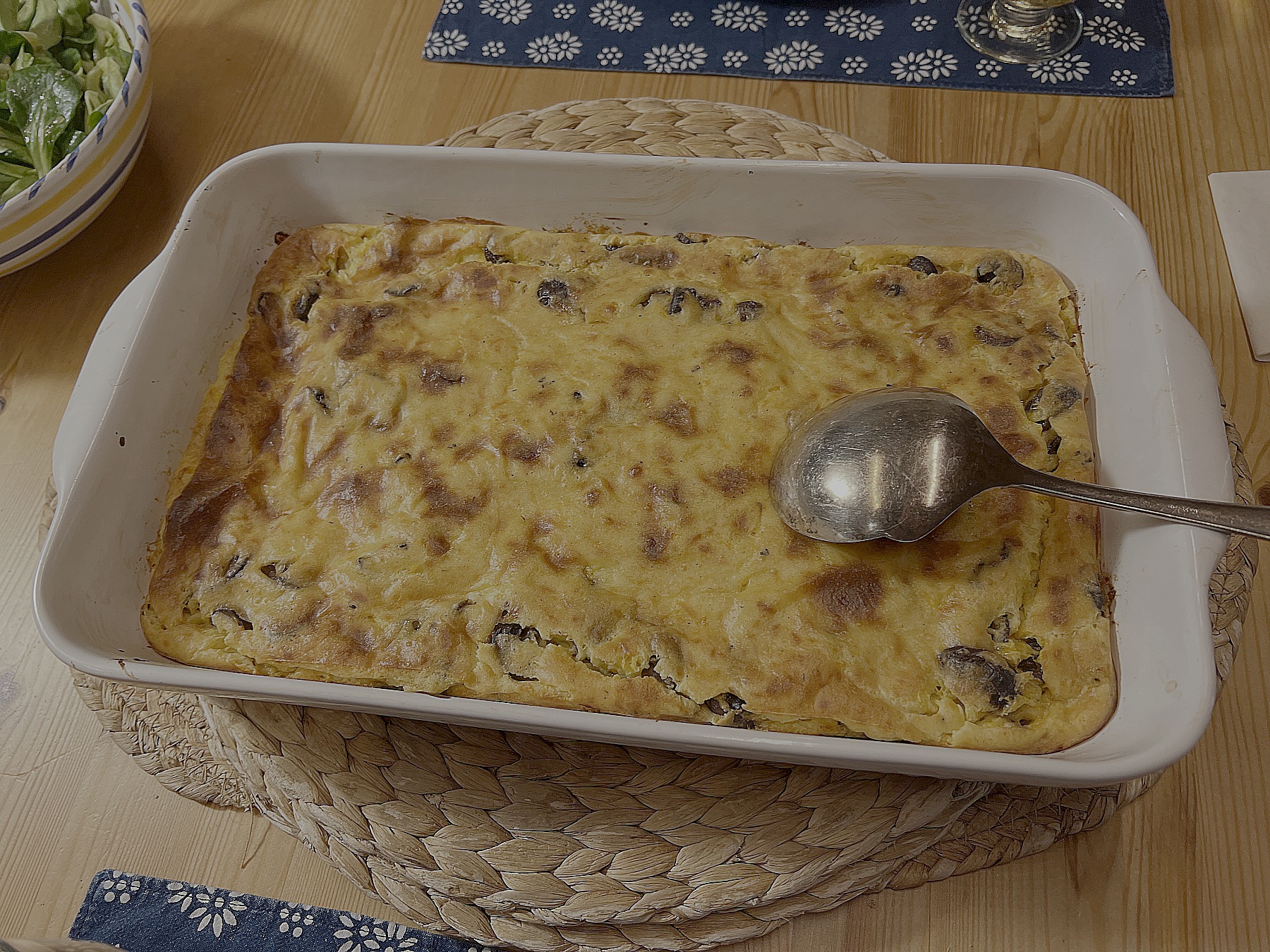 Soufflierter Champignon-Auflauf