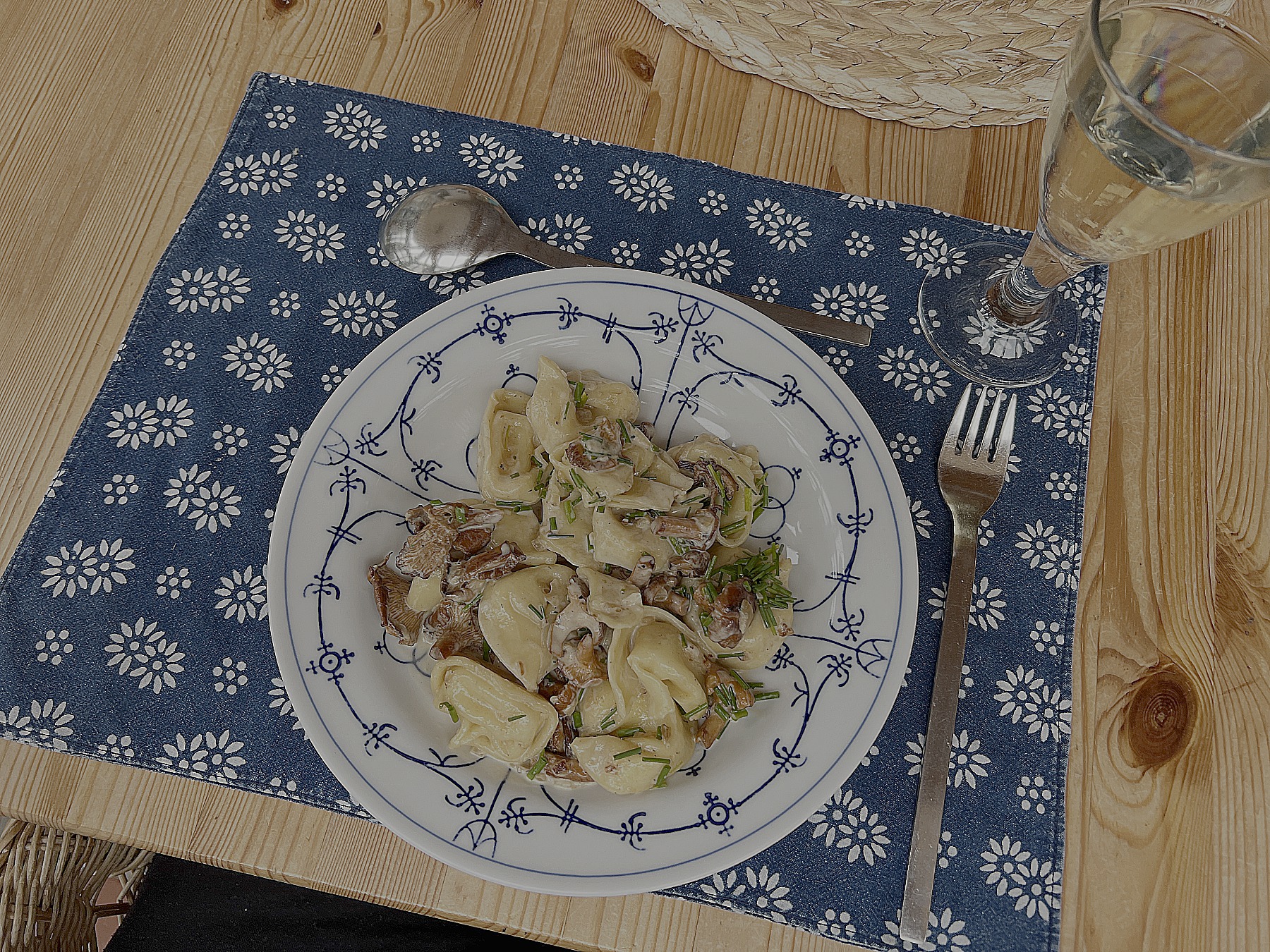 Cremige Tortelloni-Pfanne
