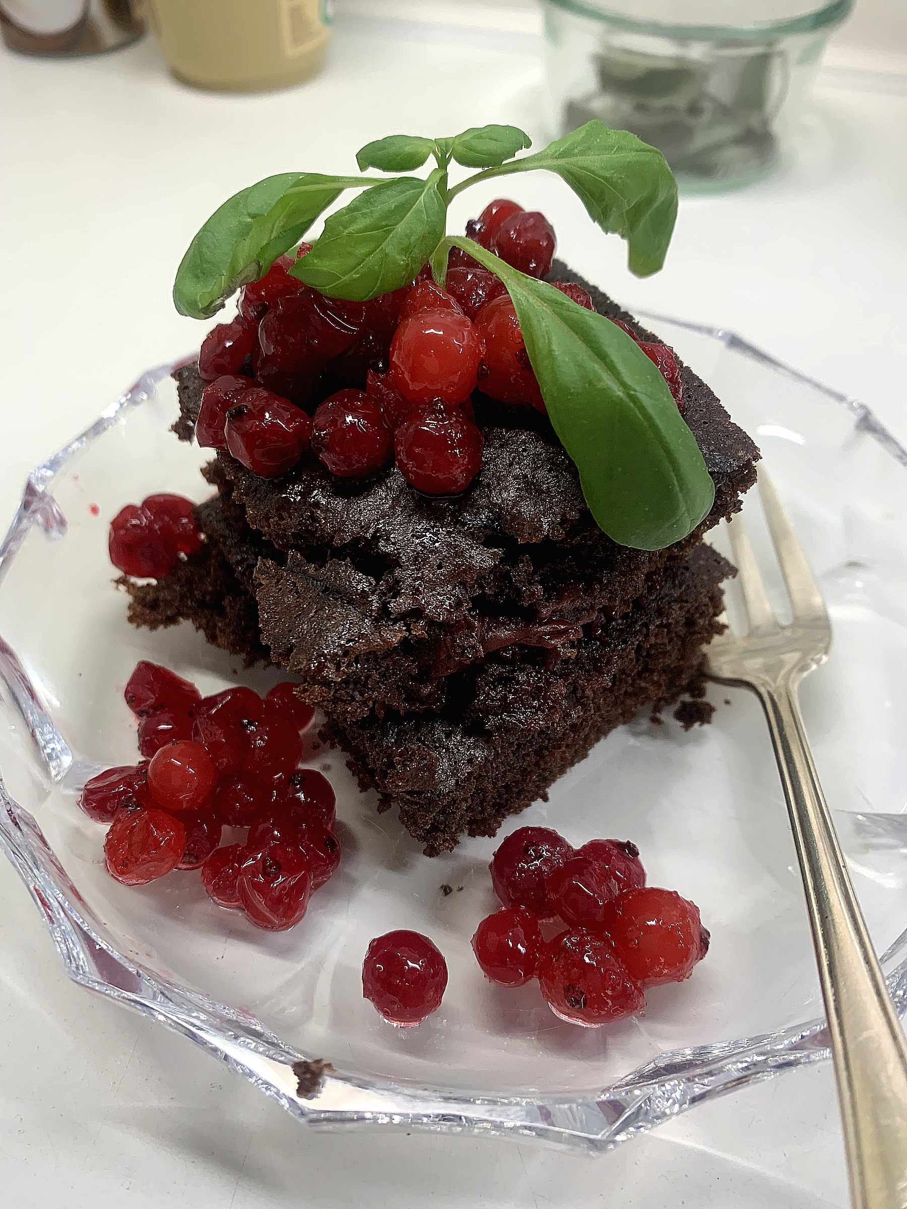 Kakao-Kirsch-Tassenkuchen